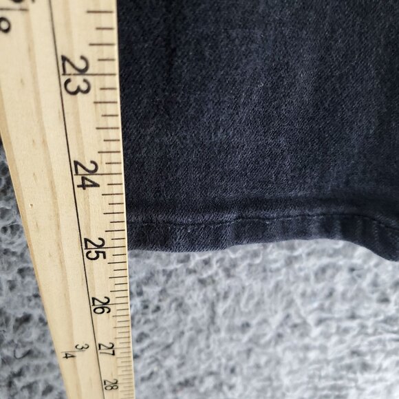 Old Navy Jeans Women 6 Black Power Slim Straight Stretch Denim - Picture 6 of 10